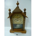 Oak Cased Mantle Clock