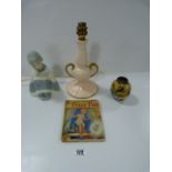 Carltonware Table Lamp - Small Miniature Vase etc