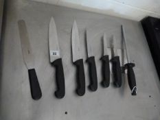 6 Knives & Steel