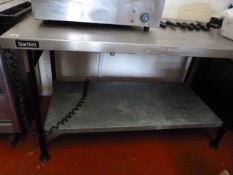 Bartlett 2 Tier Stainless Steel & Galvanised  Preparation Table