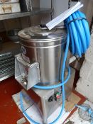 PSP700 Stainless Steel Potato Rumbler on Stand