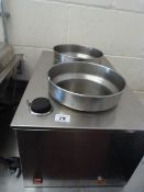 Stainless Steel 2 Pot Wet Bain Marie -  Requires some Assembling