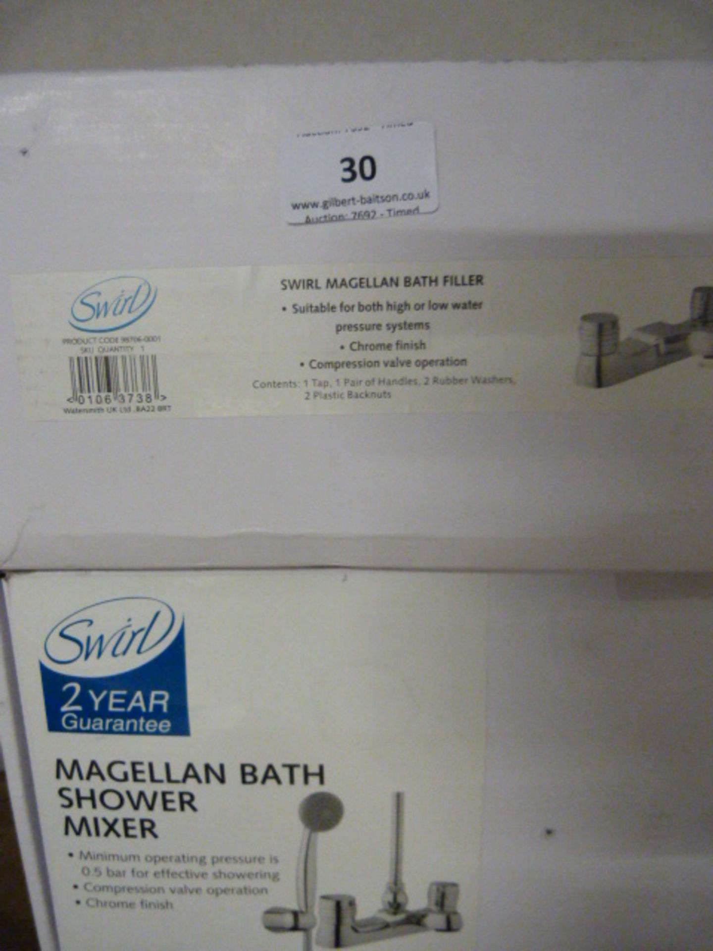 *2 Swirl Magellan Bath Fillers