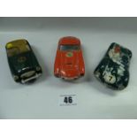 Vintage Triang Scalextric Ferrari GT Austin Healey & Jaguar