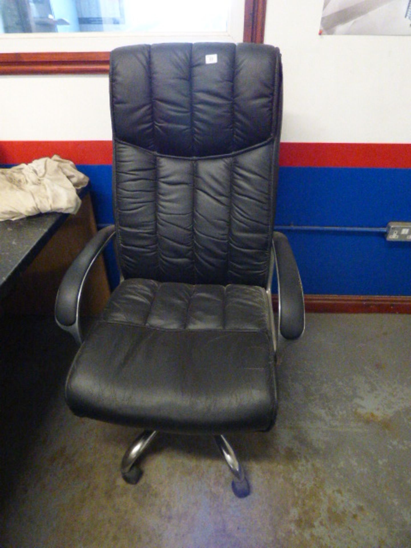 *High Back Executive Swivel Chair - Black