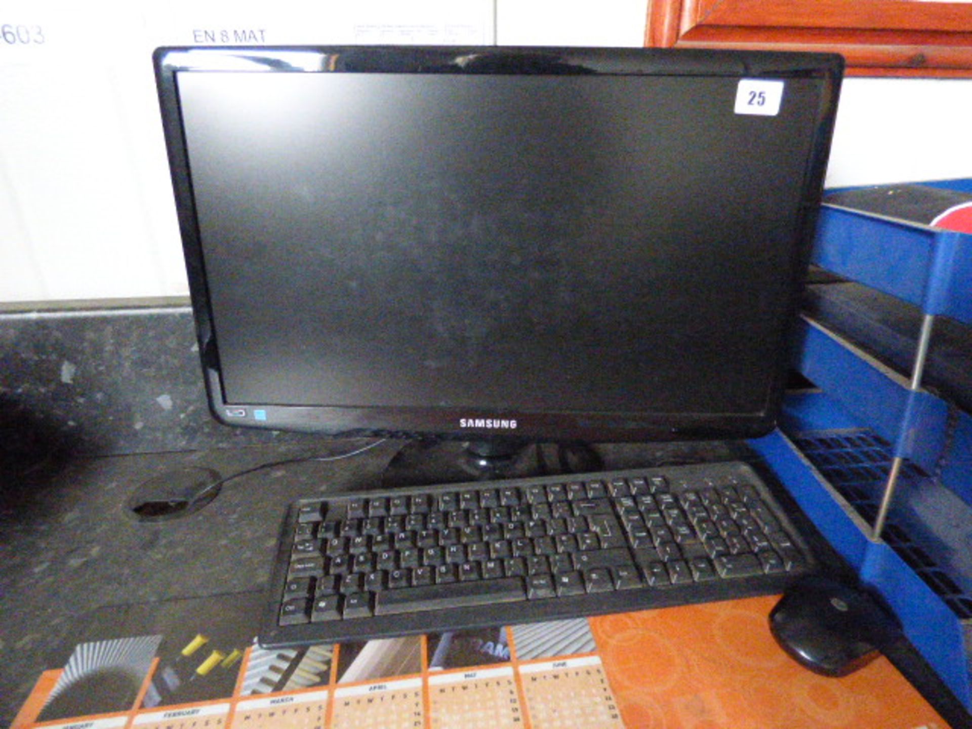 *Samsung Flat Screen Monitor - Keyboard & Mouse