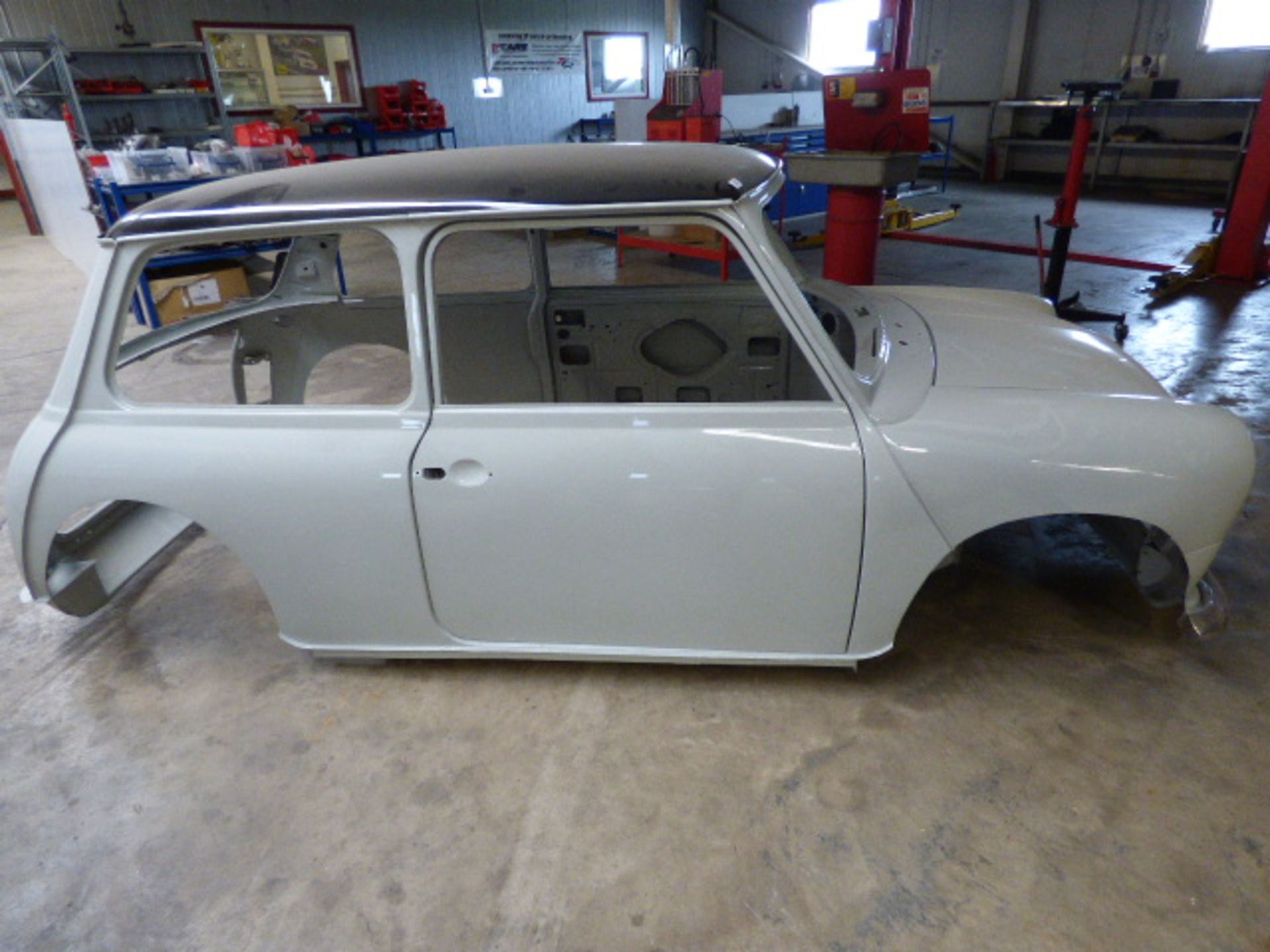 *Cut Out & Modified Refinished Mini Shell to Accept Z Cars Kit