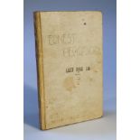 A WWI handwritten diary, by Ernest Pearson, of 10th Infantry Brigade, in a white cloth bound Army