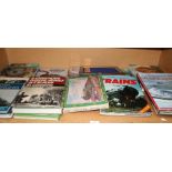 Various train and steam engine books, mainly hardback to include The Picture Book Of Trains,