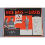 A Beacon Hill bible maps and charts guide, containing various religious maps, in a printed paper