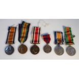 A WWI Campaign and Victory medal, each awarded to 44645 DVR. S. Robinson R.A, a Faithful Service