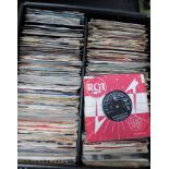 Various 45rpm records, to include popular music, The Bee Gees Flying Lizards, large quantity of