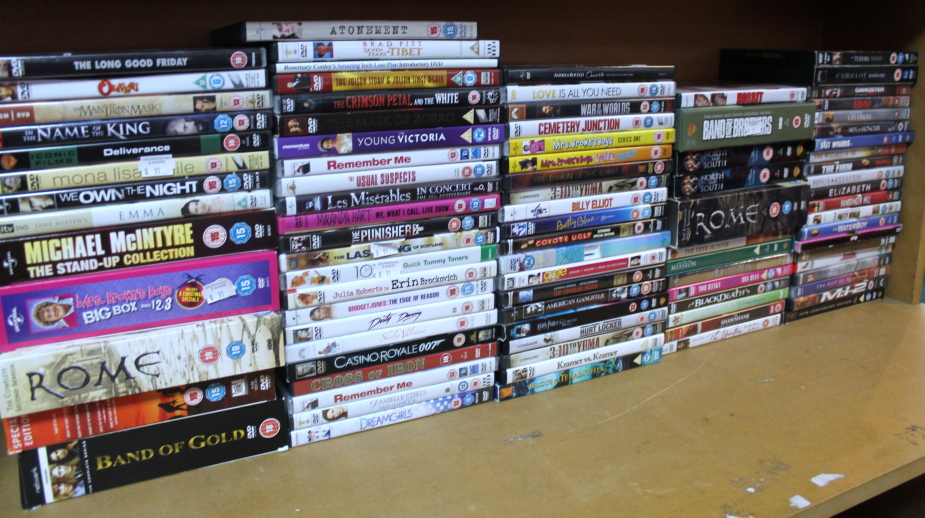 Various DVDs, to include Bridget Jones Edge Of Reason, Dirty Dancing, Shirley Valentine, Casino