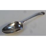 A George III silver scroll back tablespoon, Old English pattern, London 1764, possibly William