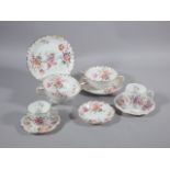 Various items of Royal Crown Derby Posies pattern china, to include two two-handled breakfast
