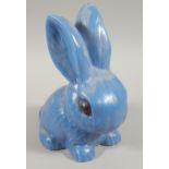 A large blue Sylvac rabbit