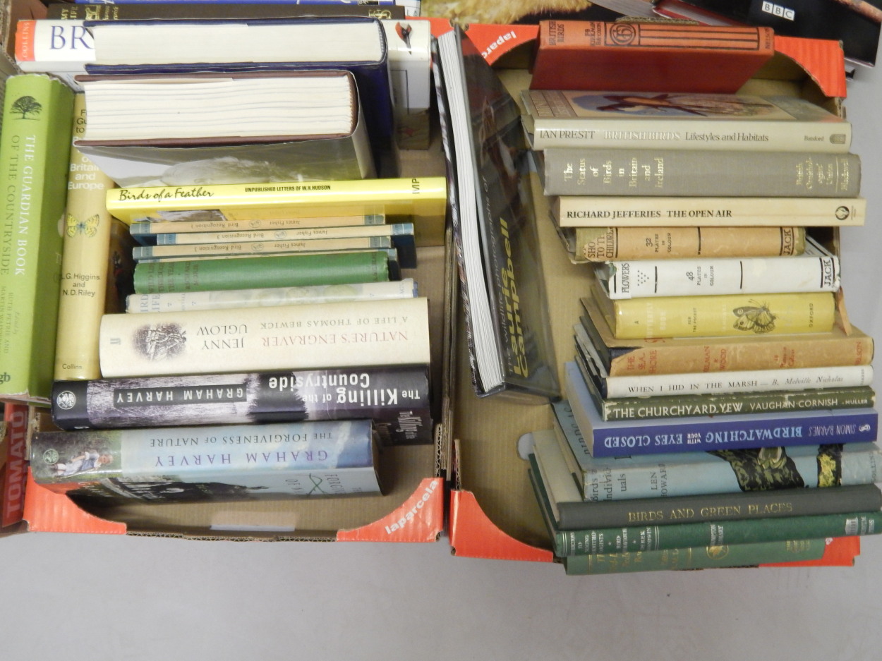 Four boxes containing a large quantity of books on natural history, birds etc. - Image 2 of 3