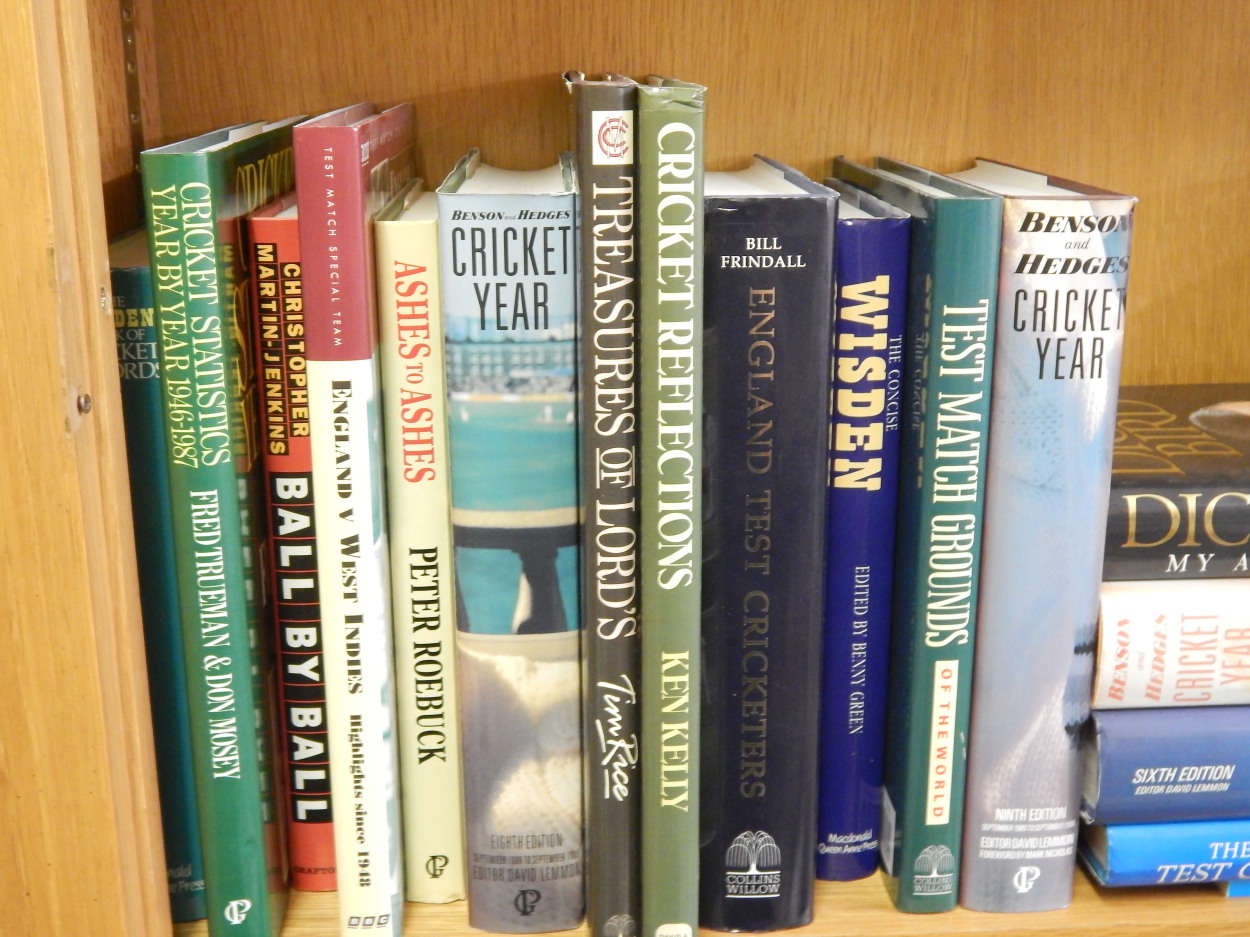 A collection of cricket related books, to include some Wisden publications, Benson & Hedges year - Image 2 of 3