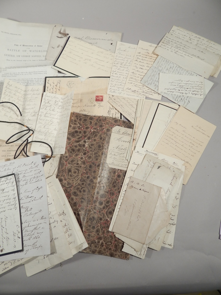 A quantity of correspondence, ephemera etc., relating to General Sir George Scovell K.C.B., former - Image 3 of 3