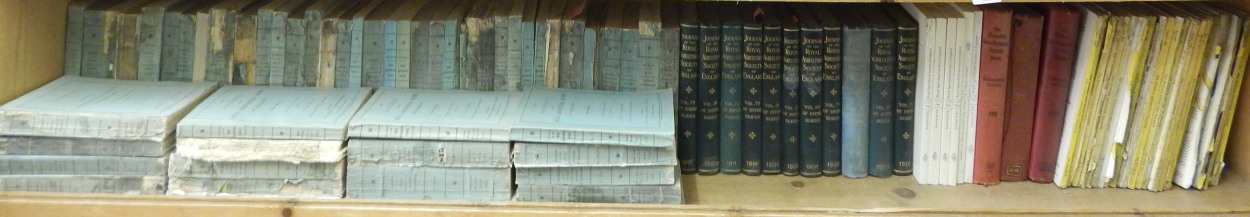 A quantity of books, to include various copies of The Royal Agricultural Society Journal, some bound