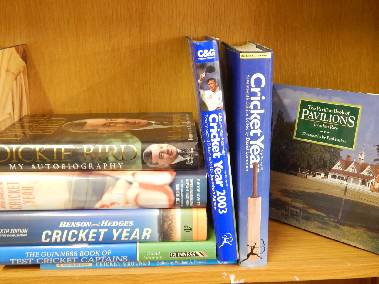 A collection of cricket related books, to include some Wisden publications, Benson & Hedges year - Image 3 of 3