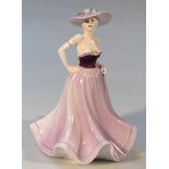 A Coalport Ladies Of Fashion figure, Demetria, printed marks beneath, 21cm high.