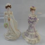 Two Coalport figurines, comprising Golden Age Charlotte A Royal Day View and Golden Age Louisa at