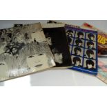 The Beatles, four LP records comprising Please Please Me (PMC1202), A Hard Days Night (PMC1230),
