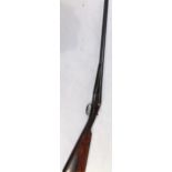 A Victoria 12 bore side by side shotgun, serial number 25237. Auctioneers note - Anyone wishing to