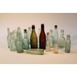 Various glass bottles, to include advertising and others, various others for Grantham. (a quantity)