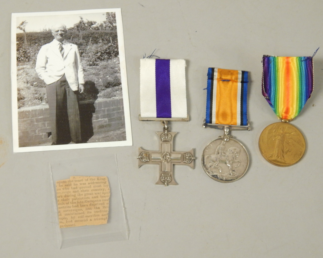 A WWI Gallantry group, to include a Military Cross group, awarded to a 2nd Lieutenant Harry Ringham,