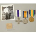 A WWI Gallantry group, to include a Military Cross group, awarded to a 2nd Lieutenant Harry Ringham,