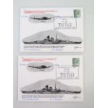 Two first day covers, each 35th anniversary of The Sinking of the Tirpitz dated Lincoln 12th
