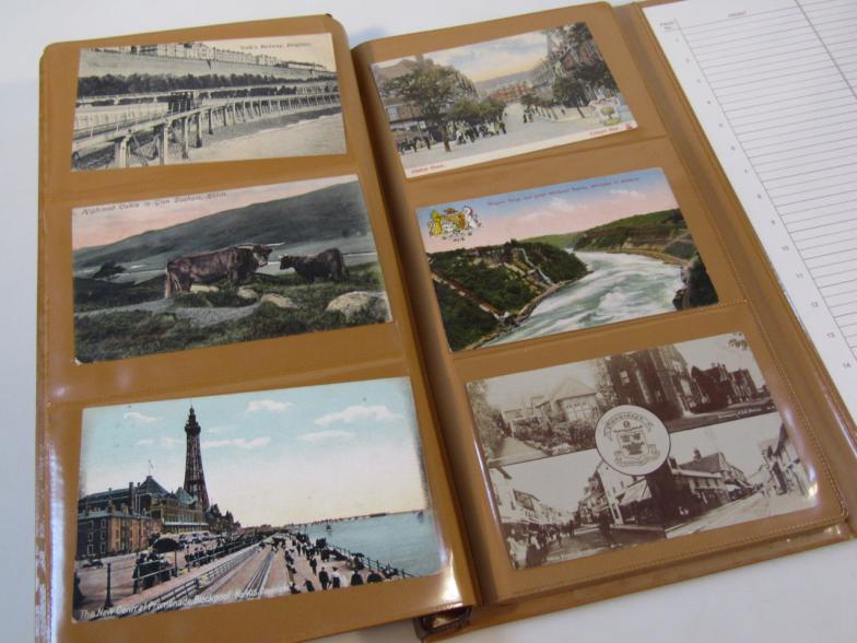 Various early 20thC and later postcards, to include black and white and coloured scenes, - Image 2 of 5
