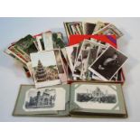 Various early 20thC and later postcards, to include India, Bombay, Homested, Humayun's Tomb, various