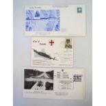 A first day cover, commemorating the RAF last flying Lancaster Bomber, dated 8th May 1975 with