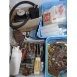 A quantity of various radio and telecommunications accessories, components, back plates, various