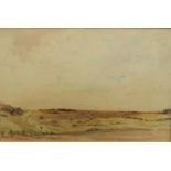 Kenneth Holmes (1902-1994). South Downs beyond Chanctonbury, watercolour drawing, signed, 25cm x