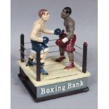 *A boxing bank.