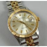 A Rolex Oyster gentleman's wristwatch, with bi-colour bracelet, stainless steel and pink gold,