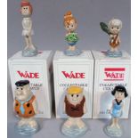 Various Wade Flintstones figures, Fred, Bamm-Bamm, 9cm high, The Flintstones. (6, boxed, some with