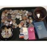 Various coins etc, to include commemorative crowns, Churchill and others, Prince of Wales, Lady