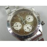 A vintage Daytona model 62 65 wristwatch, serial no. 3878354, with original discoloured dial,