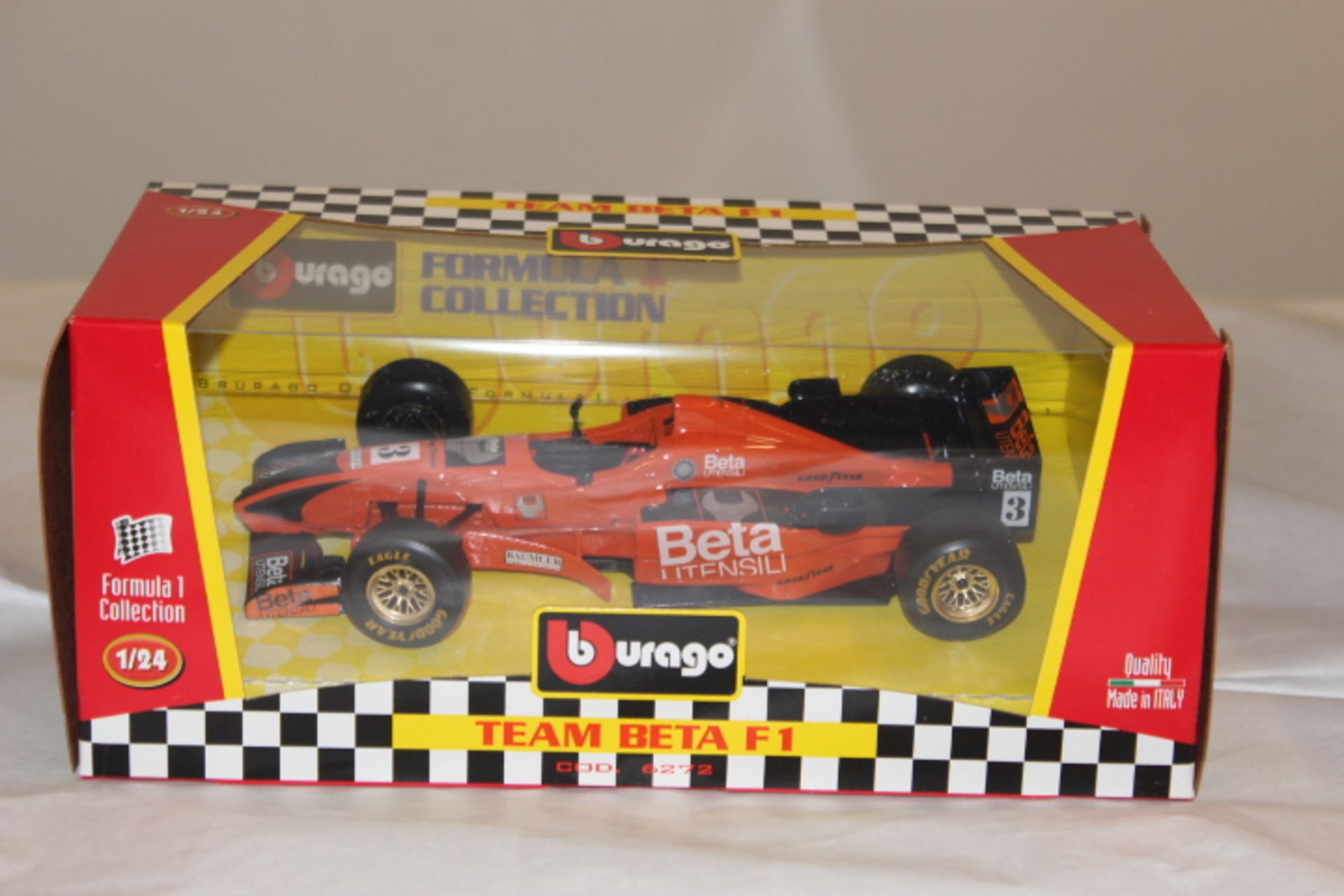 Burago Team Beta F1 collectable model car