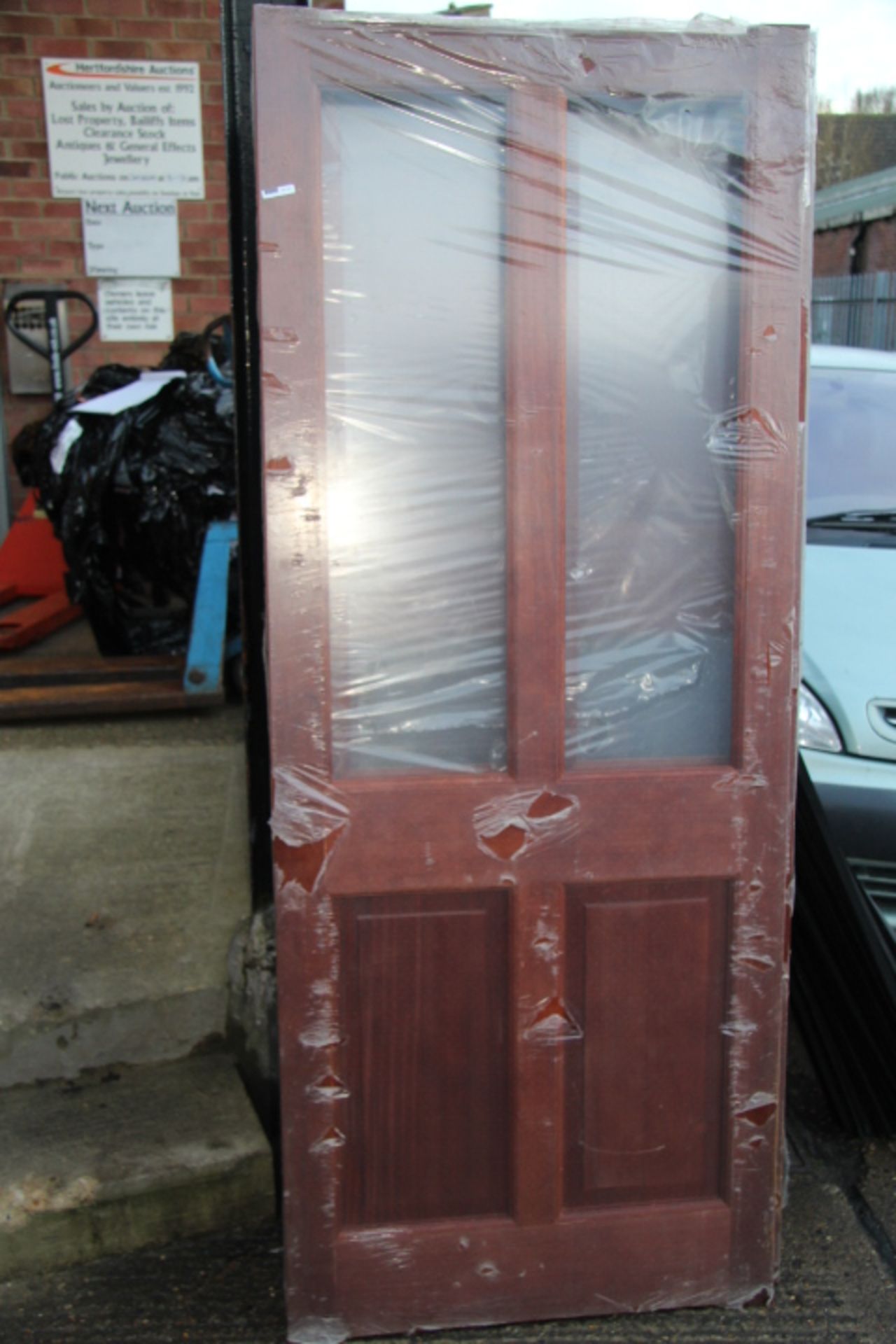 78 x 32 Hardwood Exterior Door - Image 2 of 2