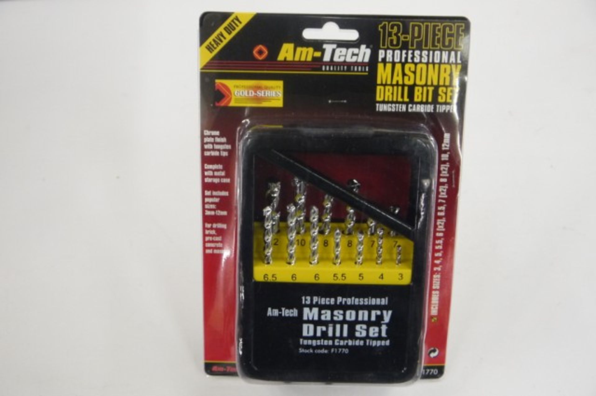 V Thirteen Piece Professional Masonry Drill Bit Set - Image 2 of 2