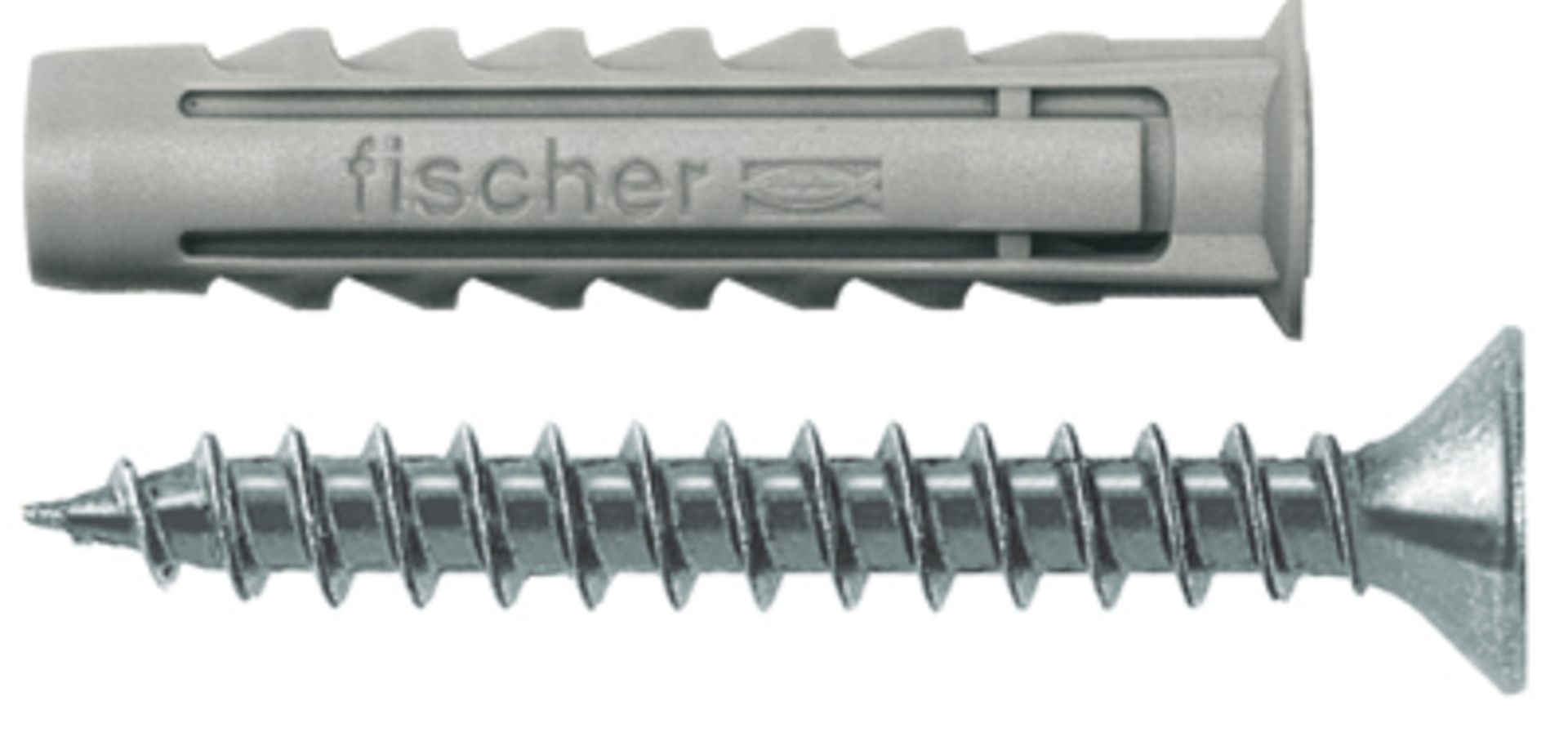 V Two Packs Fischer fixings 8 mm  x  40 mm   20  per  pack high performance wall plug with screws - Image 2 of 2
