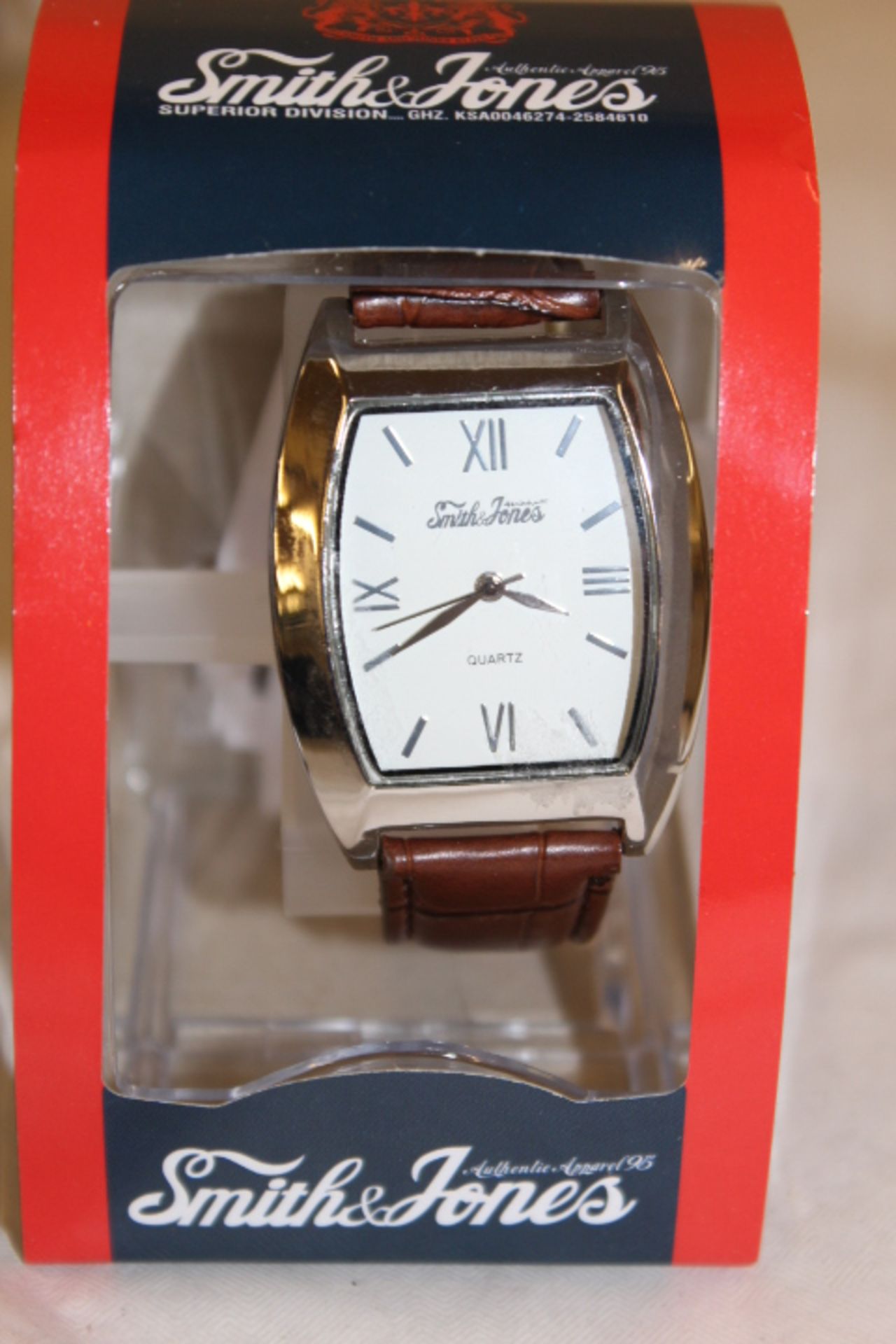 V Gents Smith & Jones Quartz Watch - Brown Strap - Image 2 of 2