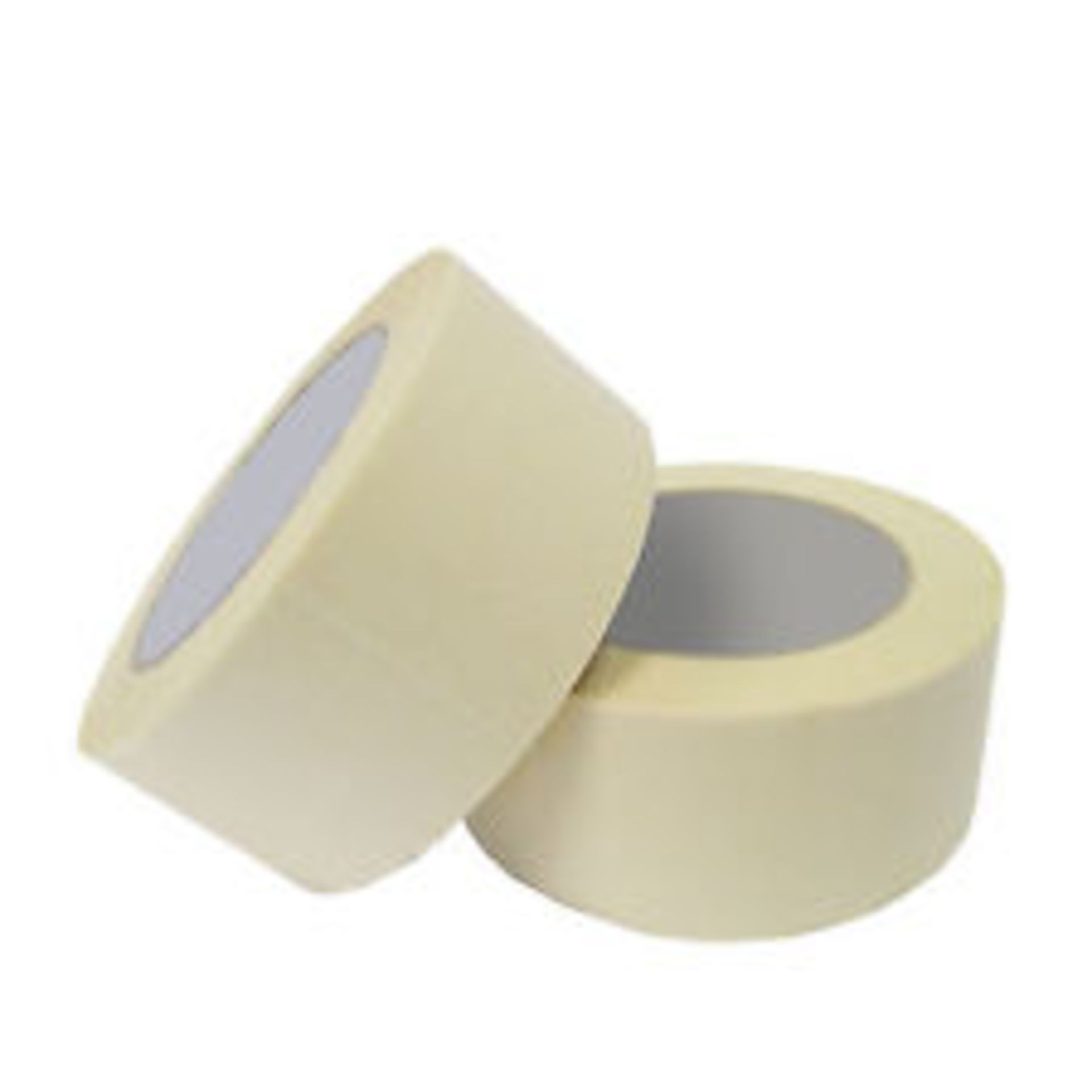 V Six Rolls 50mm x 50m Masking Tape X  2  Bid price to be multiplied by Two