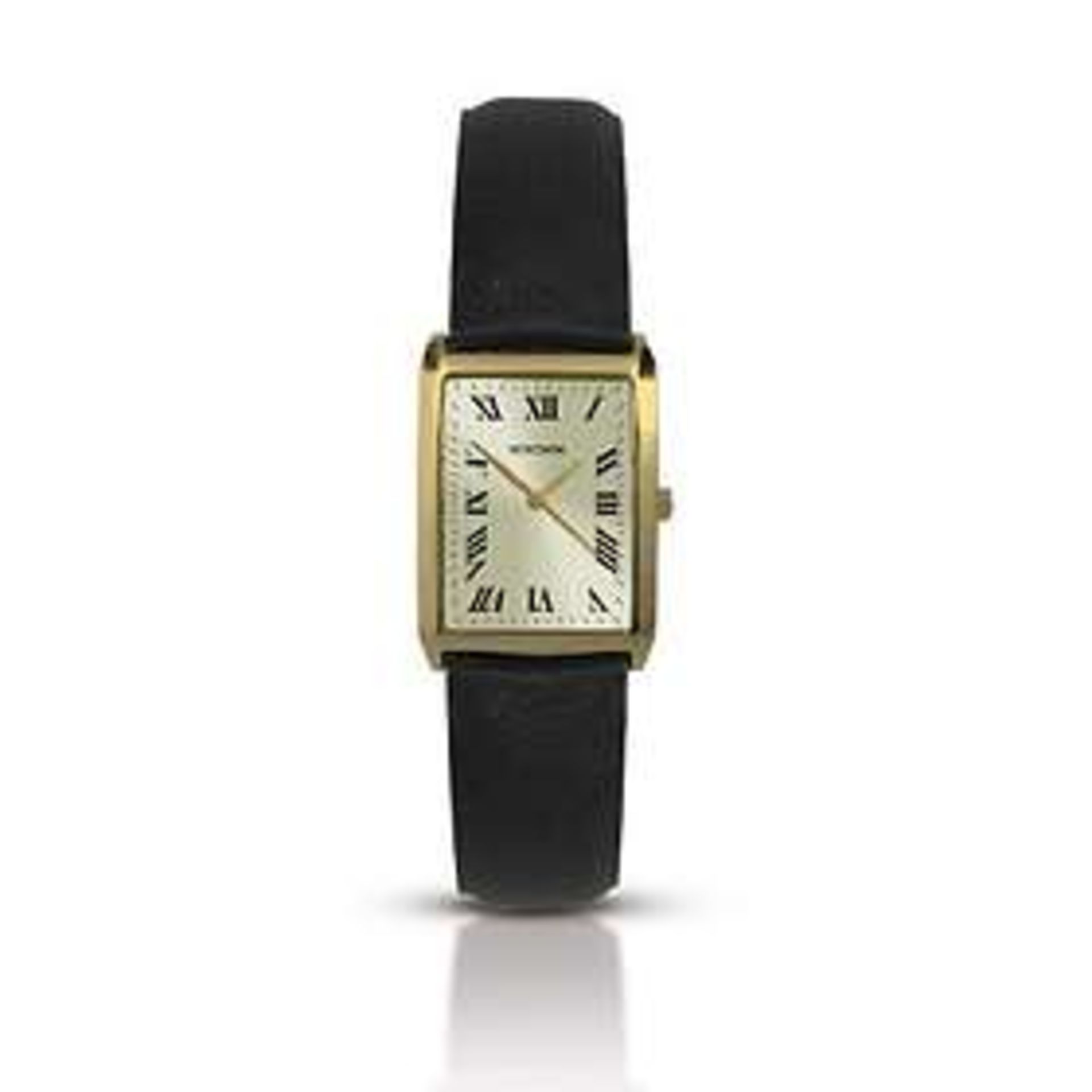 V Gents Sekonda Leather Strap Oblong Face Watch - Image 2 of 2